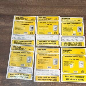 Pioneer Yellow Refill Pages for Photo Albums